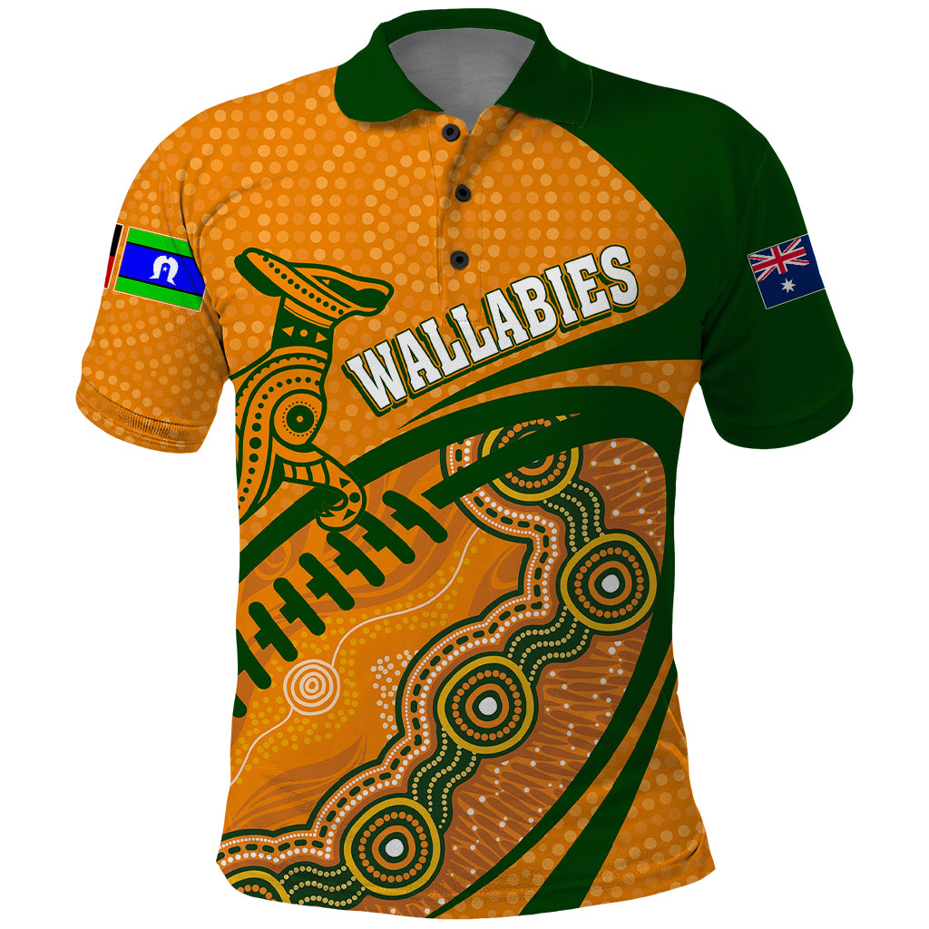 personalised-aussie-wallabies-polo-shirt-rugby-world-cup-indigenous