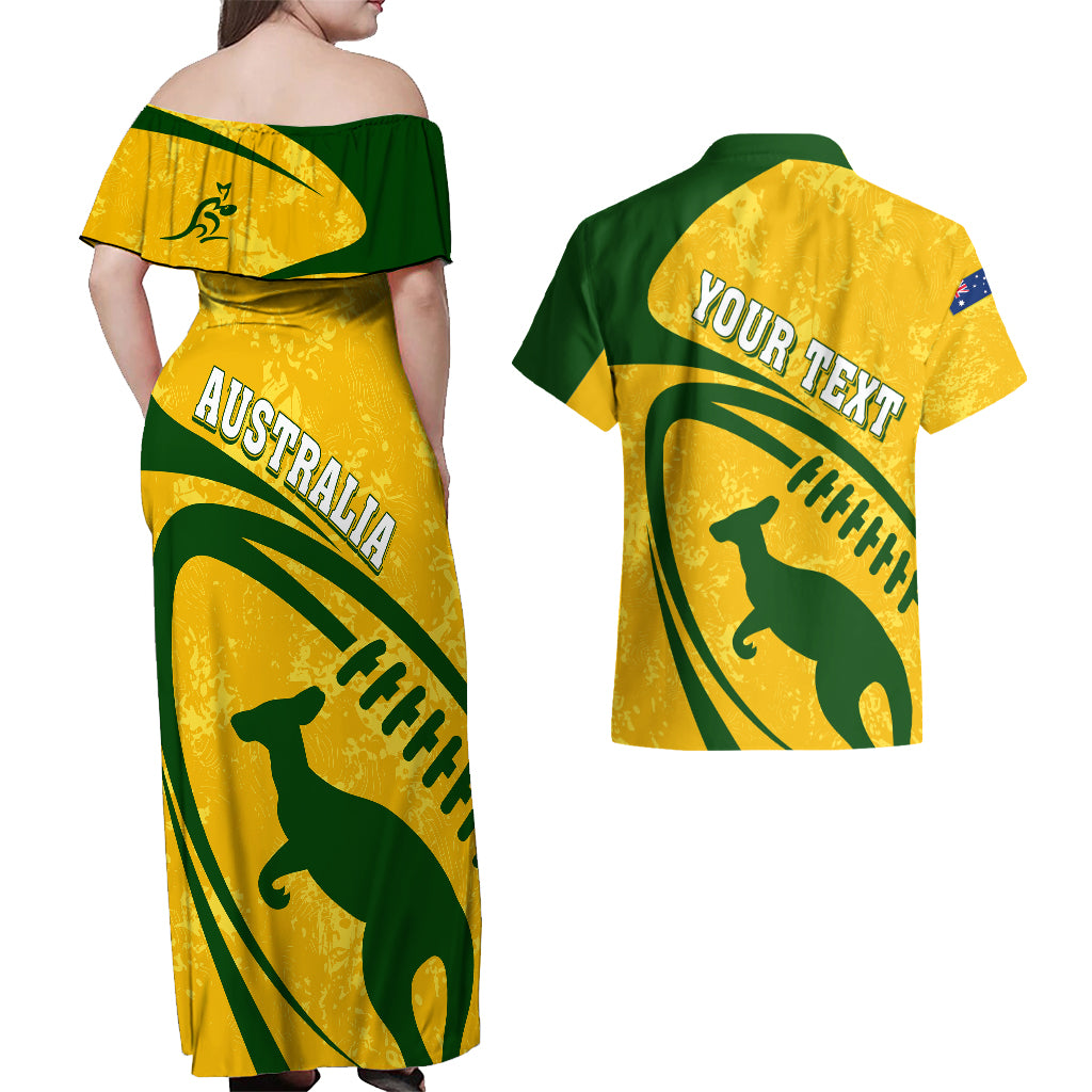 personalised-aussie-wallabies-couples-matching-off-shoulder-maxi-dress-and-hawaiian-shirt-rugby-world-cup-sporty-dynamic