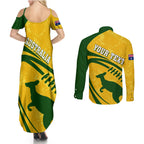 personalised-aussie-wallabies-couples-matching-summer-maxi-dress-and-long-sleeve-button-shirts-rugby-world-cup-sporty-dynamic