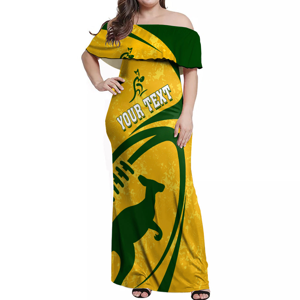 personalised-aussie-wallabies-off-shoulder-maxi-dress-rugby-world-cup-sporty-dynamic