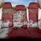 Personalised Aussie Christmas Back Car Seat Cover Mom & Baby Koala