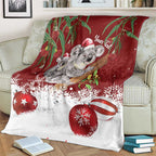 Personalised Aussie Christmas Blanket Mom & Baby Koala