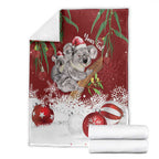 Personalised Aussie Christmas Blanket Mom & Baby Koala