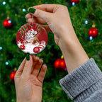 Aussie Christmas Ceramic Ornament Mom & Baby Koala