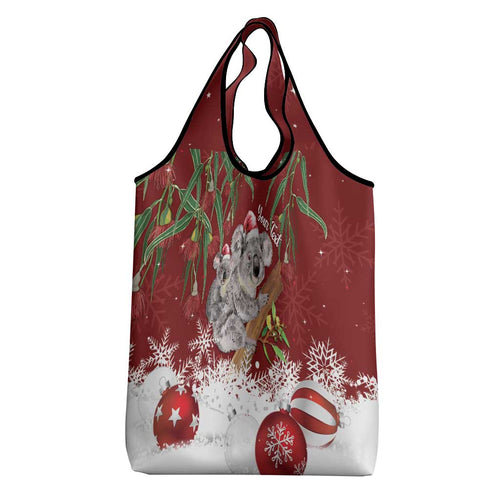 Personalised Aussie Christmas Grocery Bag Mom & Baby Koala