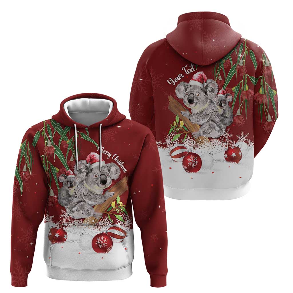 Personalised Aussie Christmas Hoodie Mom & Baby Koala