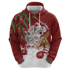 Personalised Aussie Christmas Hoodie Mom & Baby Koala