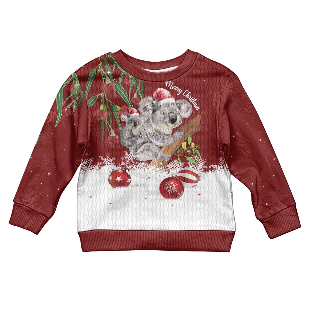 Aussie Christmas Kid Ugly Christmas Sweater Mom & Baby Koala