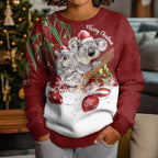 Aussie Christmas Kid Ugly Christmas Sweater Mom & Baby Koala