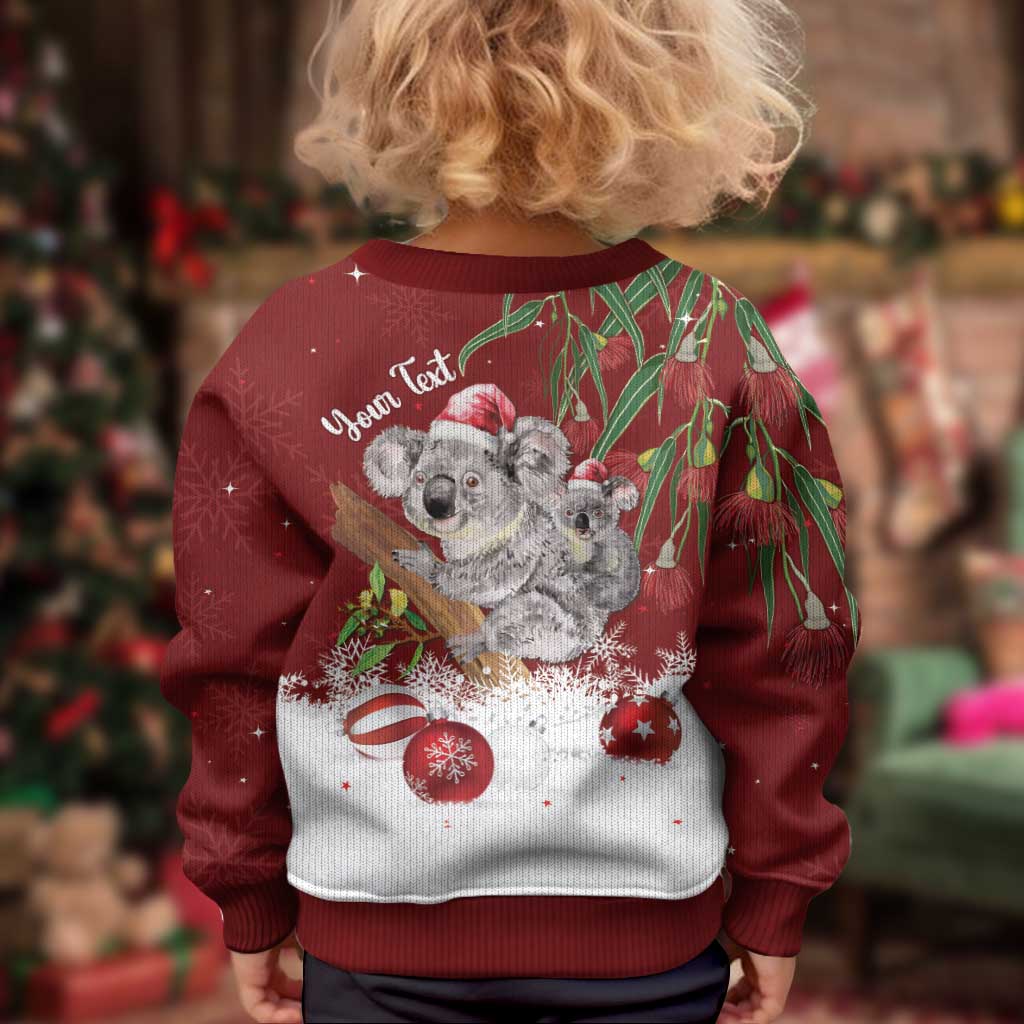 Aussie Christmas Kid Ugly Christmas Sweater Mom & Baby Koala