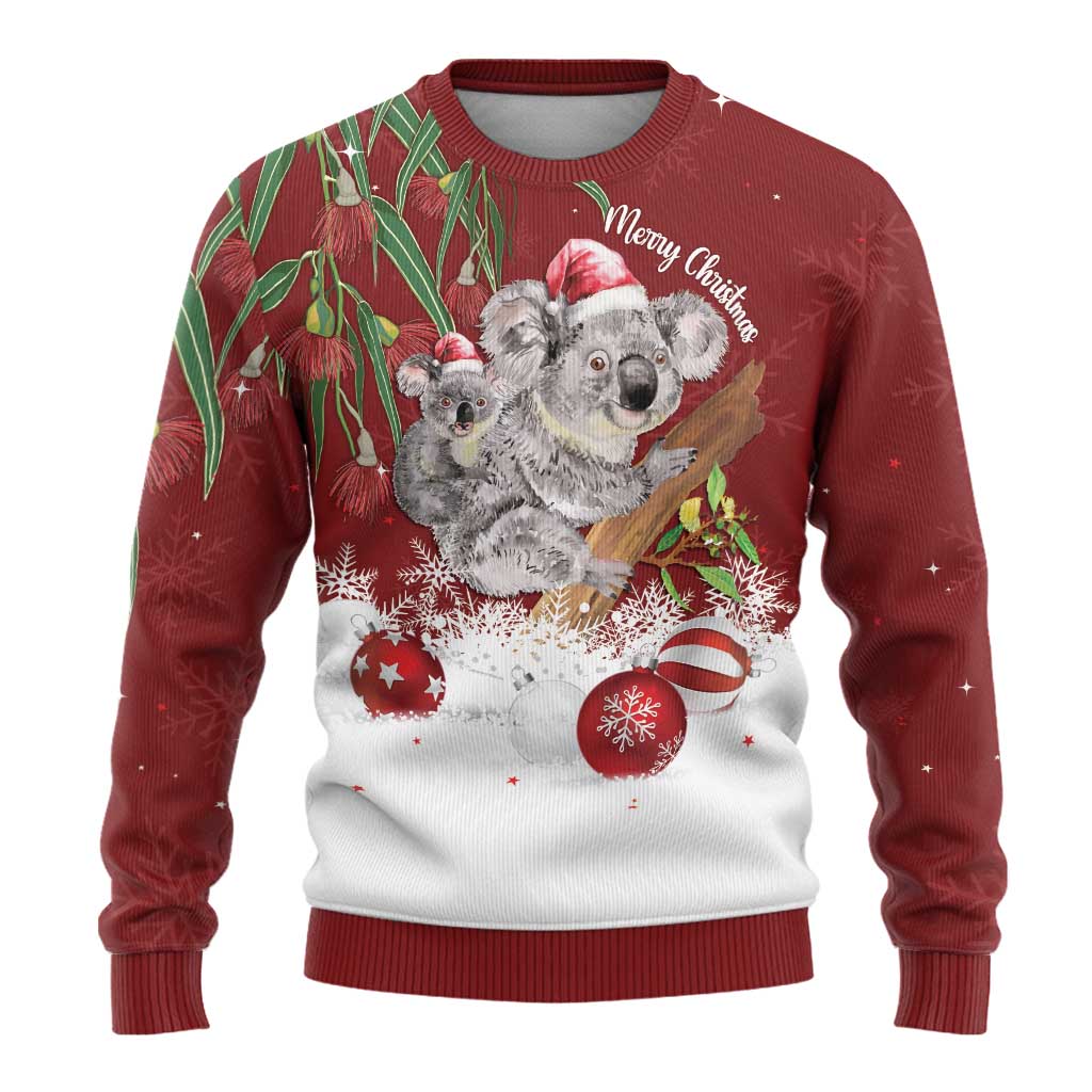 Aussie Christmas Ugly Christmas Sweater Mom & Baby Koala