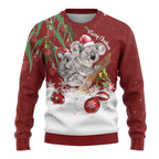 Aussie Christmas Ugly Christmas Sweater Mom & Baby Koala