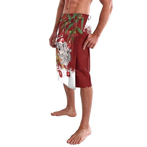 Personalised Aussie Christmas Lavalava Mom & Baby Koala
