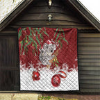 Personalised Aussie Christmas Quilt Mom & Baby Koala