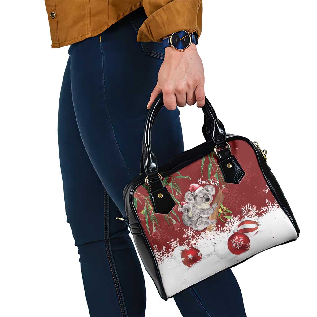 Personalised Aussie Christmas Shoulder Handbag Mom & Baby Koala