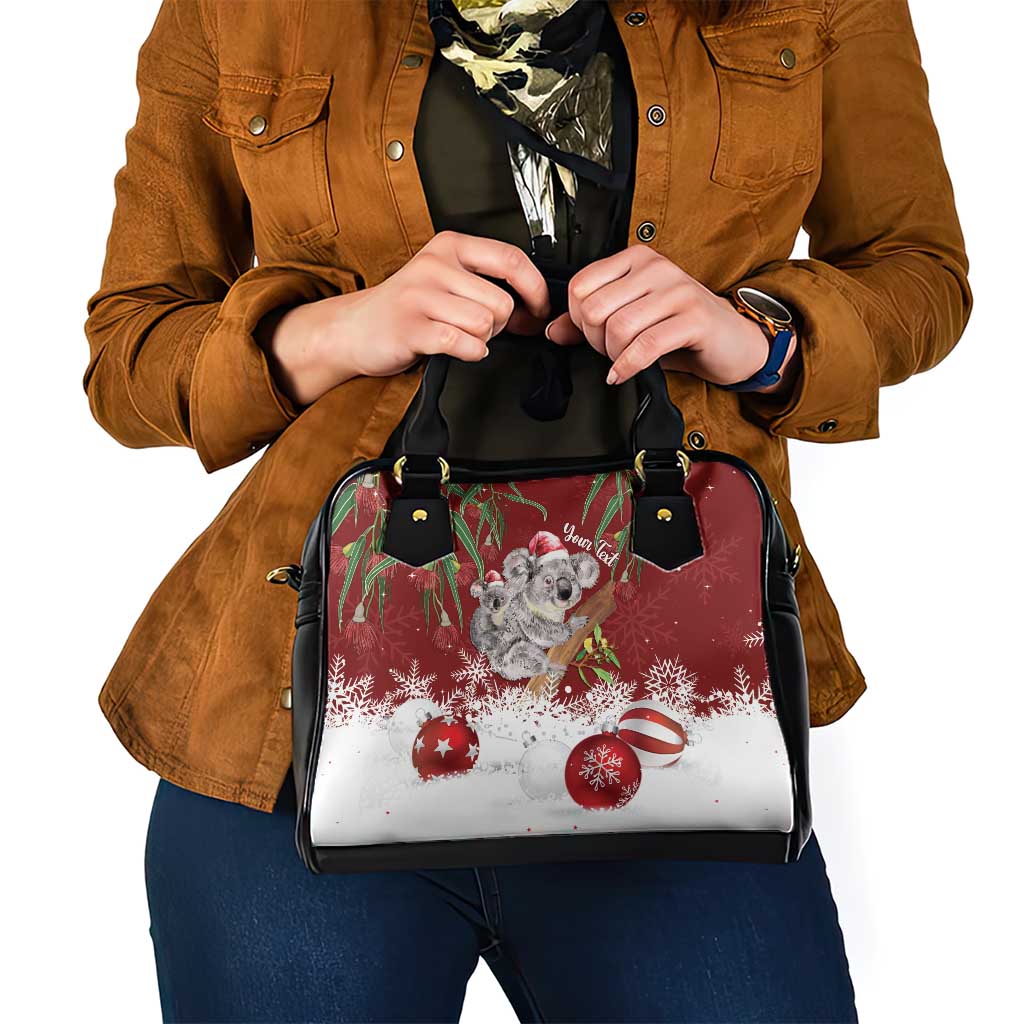 Personalised Aussie Christmas Shoulder Handbag Mom & Baby Koala