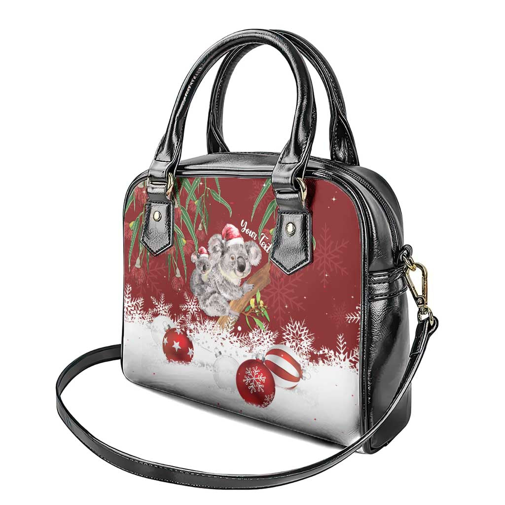 Personalised Aussie Christmas Shoulder Handbag Mom & Baby Koala