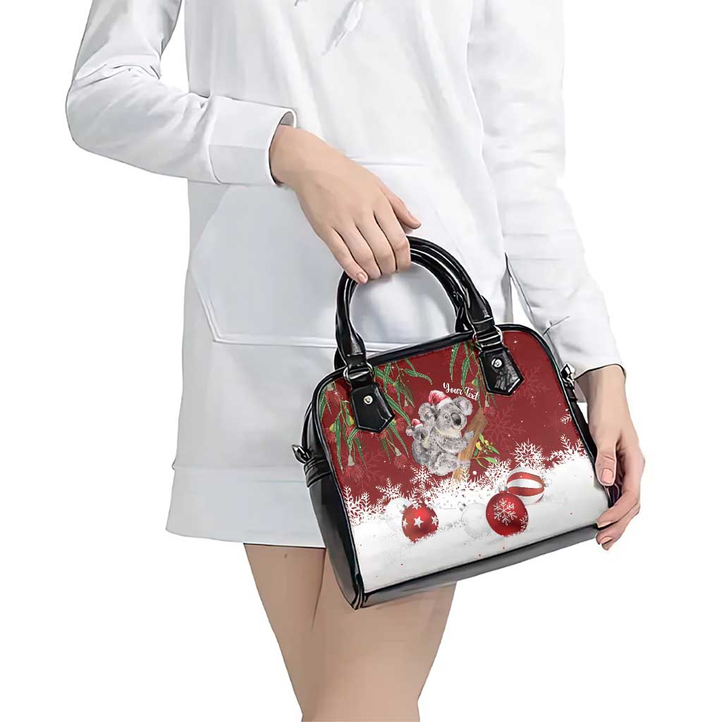 Personalised Aussie Christmas Shoulder Handbag Mom & Baby Koala