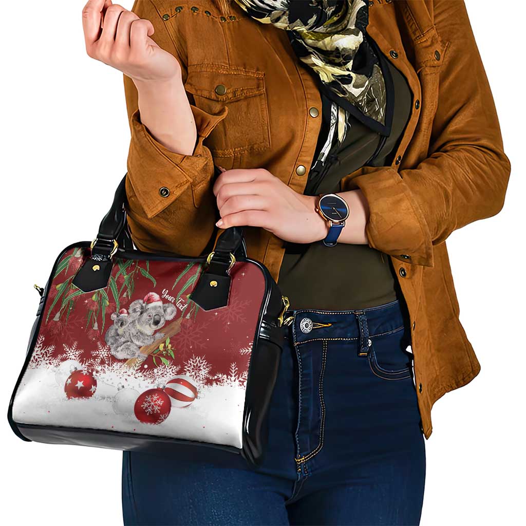 Personalised Aussie Christmas Shoulder Handbag Mom & Baby Koala