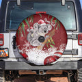 Personalised Aussie Christmas Spare Tire Cover Mom & Baby Koala