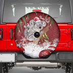 Personalised Aussie Christmas Spare Tire Cover Mom & Baby Koala