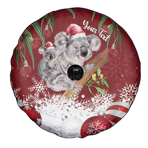 Personalised Aussie Christmas Spare Tire Cover Mom & Baby Koala