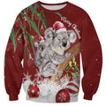 Personalised Aussie Christmas Sweatshirt Mom & Baby Koala