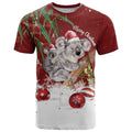 Personalised Aussie Christmas T Shirt Mom & Baby Koala