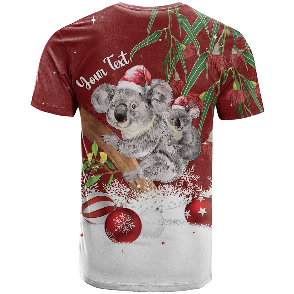 Personalised Aussie Christmas T Shirt Mom & Baby Koala