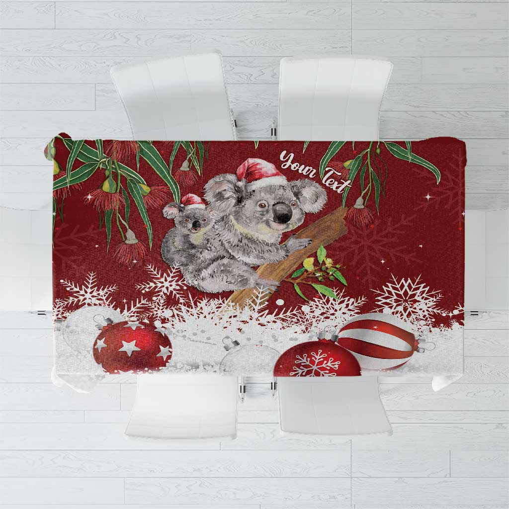 Personalised Aussie Christmas Tablecloth Mom & Baby Koala
