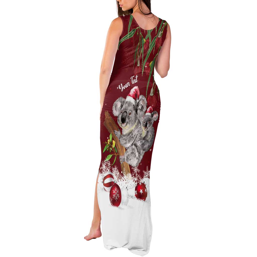 Personalised Aussie Christmas Tank Maxi Dress Mom & Baby Koala