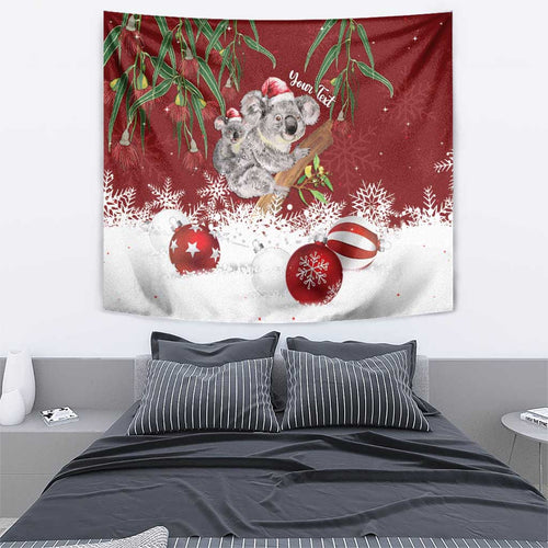 Personalised Aussie Christmas Tapestry Mom & Baby Koala