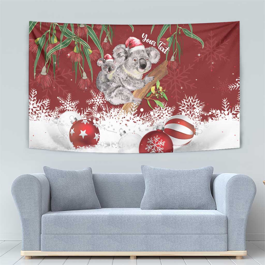 Personalised Aussie Christmas Tapestry Mom & Baby Koala