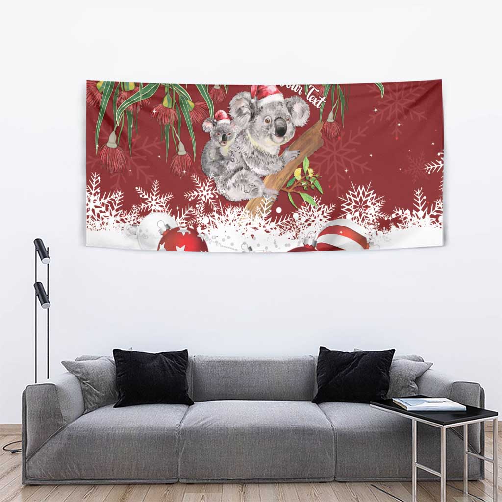 Personalised Aussie Christmas Tapestry Mom & Baby Koala