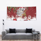 Personalised Aussie Christmas Tapestry Mom & Baby Koala