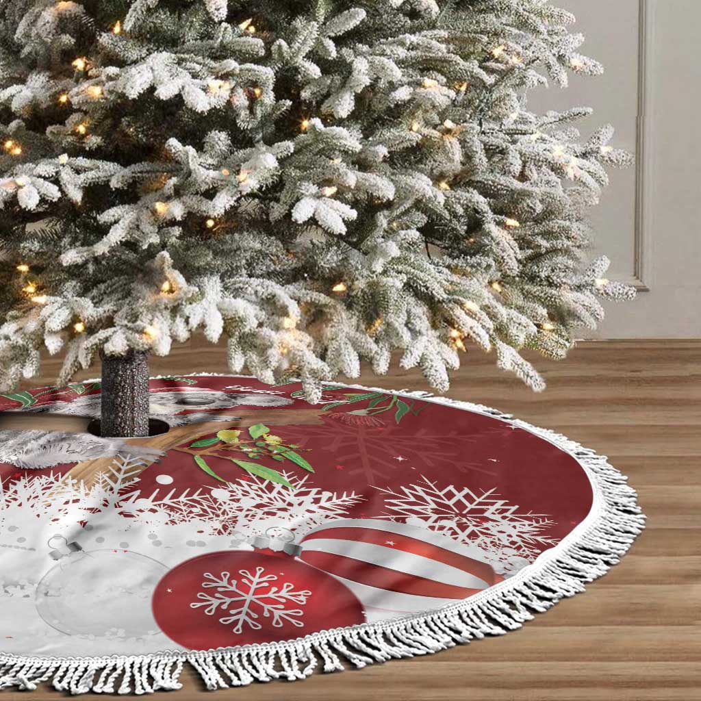 Aussie Christmas Tree Skirt Mom & Baby Koala