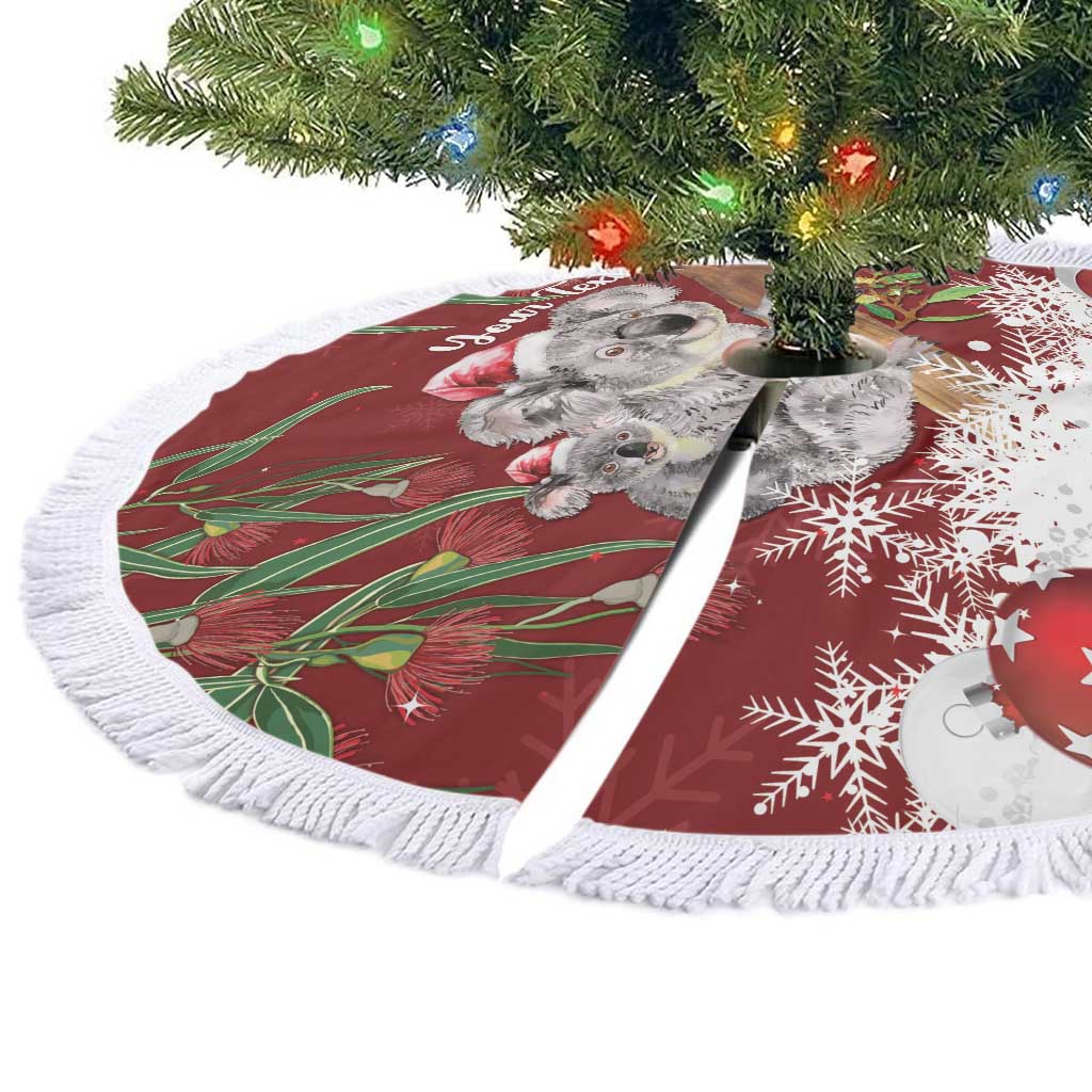 Aussie Christmas Tree Skirt Mom & Baby Koala