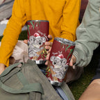 Personalised Aussie Christmas Tumbler Cup Mom & Baby Koala