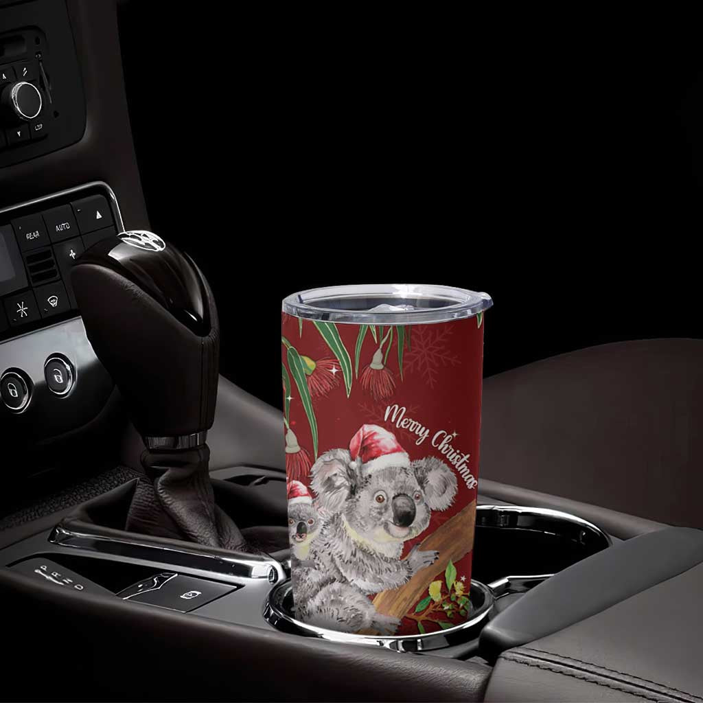 Personalised Aussie Christmas Tumbler Cup Mom & Baby Koala