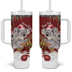 Personalised Aussie Christmas Tumbler With Handle Mom & Baby Koala