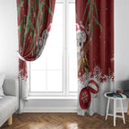 Personalised Aussie Christmas Window Curtain Mom & Baby Koala