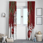 Personalised Aussie Christmas Window Curtain Mom & Baby Koala