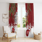 Personalised Aussie Christmas Window Curtain Mom & Baby Koala