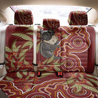 Australia Santa Koala Back Car Seat Cover Aboriginal Style