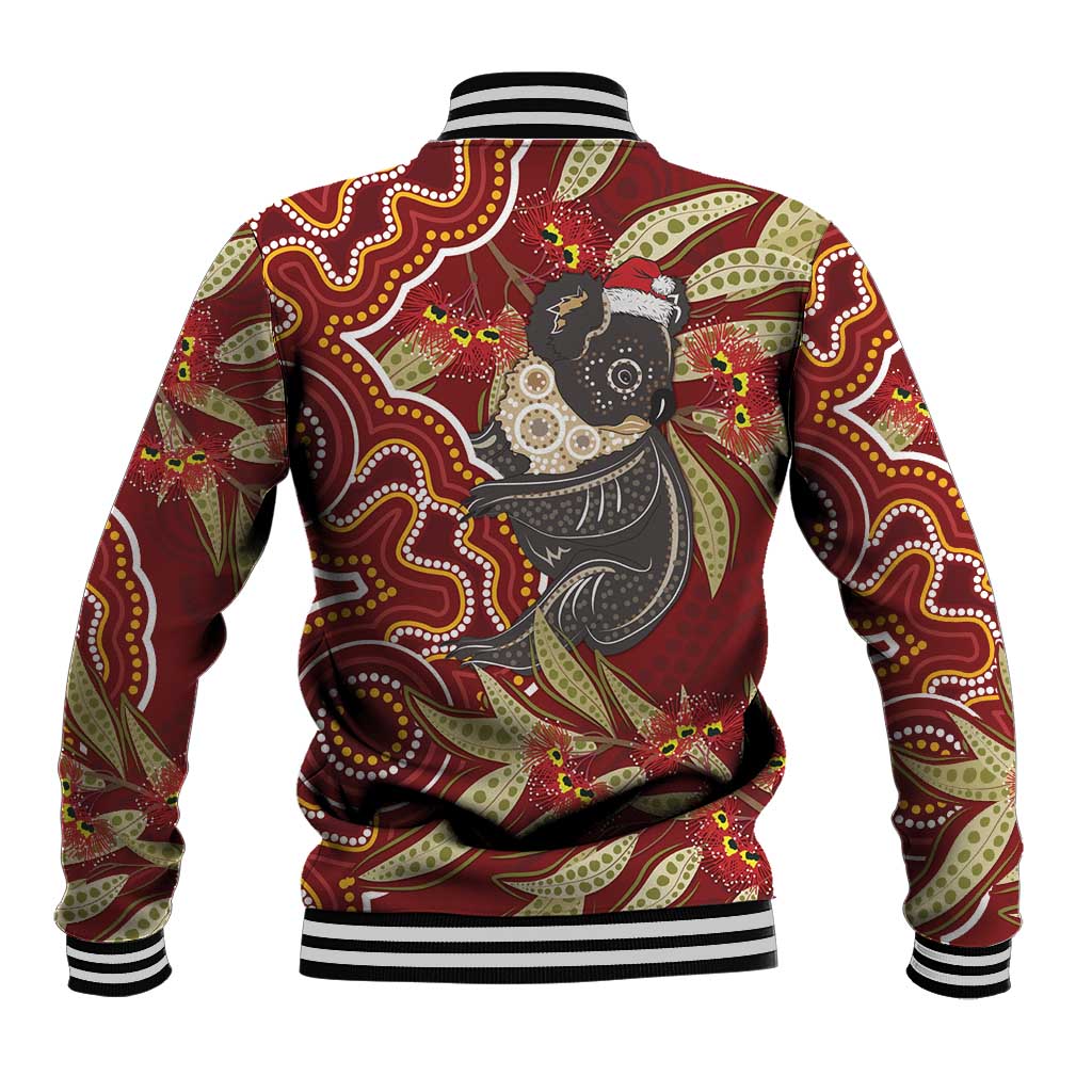 Australia Santa Koala Baseball Jacket Aboriginal Style