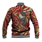 Australia Santa Koala Baseball Jacket Aboriginal Style