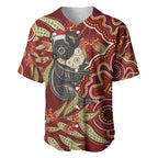 Australia Santa Koala Baseball Jersey Aboriginal Style