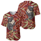 Australia Santa Koala Baseball Jersey Aboriginal Style