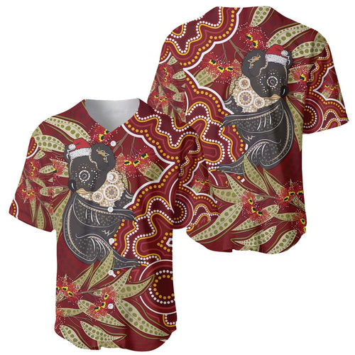 Australia Santa Koala Baseball Jersey Aboriginal Style