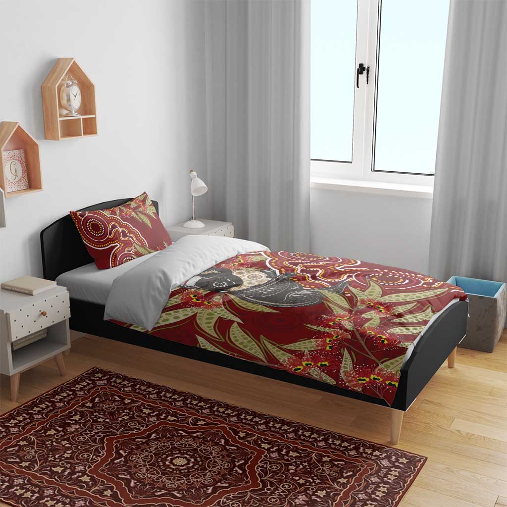 Australia Santa Koala Bedding Set Aboriginal Style